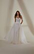 Mori Lee 2537 Misty Lace Bodice Glitter Tulle Bridal Dress