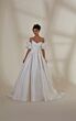 Mori Lee 2540 Martina Puff Sleeves Button Back Bridal Gown