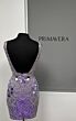 Primavera Couture 3702 Backless V-Neck Embellished Dress