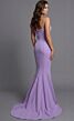 Jovani 43401 Draped Bodice Asymmetric Neck Dress