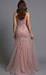 Jovani 43405 Off The Shoulder Floral Applique Dress