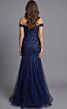 Jovani 43405 Off The Shoulder Floral Applique Dress