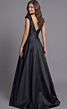 Jovani 43809 A-Line Beaded Cap Sleeve V-Neck Dress