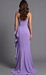 Jovani 44503 Side Ruffle Strapless Rosette Dress