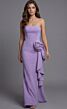 Jovani 44503 Side Ruffle Strapless Rosette Dress