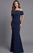 Jovani 44729 Short Sleeve Off The Shoulder Dress