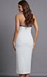 Jovani 44894 Beaded Strapless Straight Neck Dress