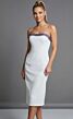 Jovani 44894 Beaded Strapless Straight Neck Dress