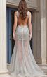 Jovani 39502 Sleeveless Cutout Back Illusion Dress