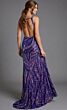 Jovani 47793 Plunging Neckline Geometric Sequin Dress