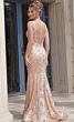 Jovani 48642 High Slit V-Neckline Sequin Dress