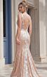 Jovani 48642 High Slit V-Neckline Sequin Dress