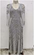 Lara 29095 Drape Sleeves Embellished V-Neck Dress