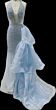 Ava Presley 40064 Plunging Halter Neck Side Drape Dress