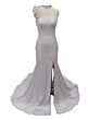 Ava Presley 26521 High Slit One-Shoulder Rosette Dress