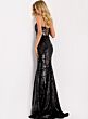 Jovani 48508 Plunging Neckline Sequin Dress