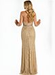 Jovani 48531 Halter Keyhole Neckline Embellished Dress