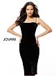 Jovani 63883 Spaghetti Strap Knee-Length Dress