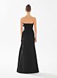 Tarik Ediz 98300 Peltz Asymmetrical Neckline Pleated Dress