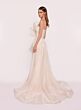 Tarik Ediz 98708 Ronesme Overskirt Strapless Pleated Evening Dress