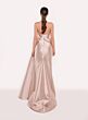 Tarik Ediz 98756 Leovel Scoop Neck Pleated Bodice Formal Dress