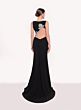 Tarik Ediz 98858 Mina Cutout Back High Slit Sleeveless Formal Gown