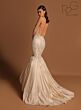 Tarik Ediz 53149 Mermaid Silhouette Lace-Up Dress