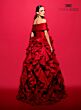 Tarik Ediz 98527 Frances Ruffle Skirt Portrait Neckline Dress