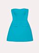 Tarik Ediz 54193 Raisa Strapless A-Line Flap Pocket Dress