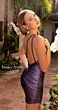 Jessica Angel 2338 Exposed Back One Shoulder Dress