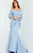 Jovani 23190 Three Quarter Sleeve Off The Shoulder Dress