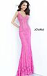 Jovani 48994 V-Neck Lace Prom Dress