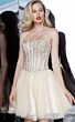 Jovani 63657 Corset Bodice Short Party Dress