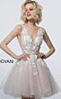 Jovani 63987 V-Neck Cocktail Dress