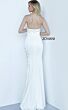 Jovani 65388 High Slit Strapless Evening Gown