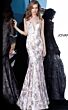 Jovani 68708 Halter Strap Floral Formal Dress