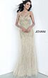 Jovani 68827 Feather Skirt Evening Gown