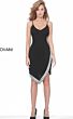 Jovani 68988 Asymmetrical Skirt Short Dress