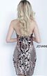 Jovani 8005 Strapless Sequin Short Dress