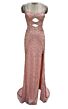 Ava Presley 47225 High Slit Strapless Cutout Dress