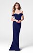 Tarik Ediz 50006 Off The Shoulder Fitted Dress