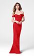 Tarik Ediz 50006 Off The Shoulder Fitted Dress