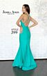 Jessica Angel 399 Criss Cross Back Plunging Neck Dress