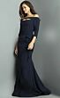 Jovani 09623 Front Cutout Off The Shoulder Dress