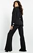 Jovani 02637 Long Sleeve Two Piece Pant Suit