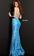 Jovani 08481 Sweetheart Neckline Tie Back Dress