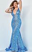 Jovani 59762 Plunging Neckline Prom Gown