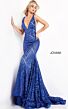 Jovani 59762 Plunging Neckline Prom Gown