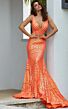 Jovani 59762 Plunging Neckline Prom Gown
