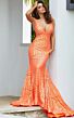 Jovani 59762 Plunging Neckline Prom Gown